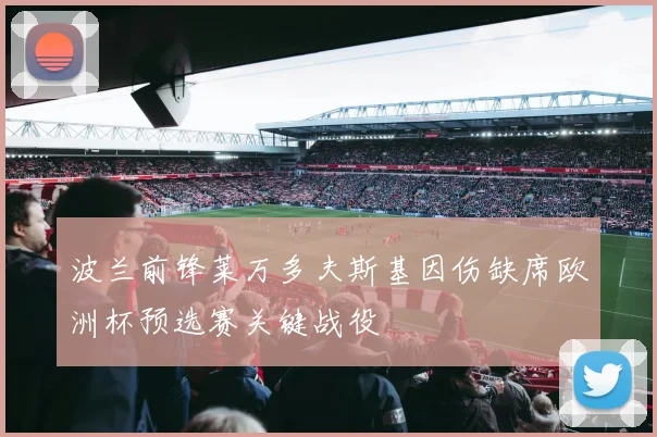 波兰前锋莱万多夫斯基因伤缺席欧洲杯预选赛关键战役